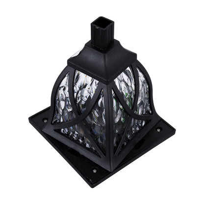 85703 ΣΕΤ 6 Τεμαχίων Αυτόνομα Ηλιακά Φωτιστικά LED SMD 1W 100lm με Ενσωματωμένη Μπαταρία 600mAh - Φωτοβολταϊκό Πάνελ με Αισθητήρα Ημέρας-Νύχτας Αδιάβροχο IP65 Φανάρι Κήπου Τετράγωνο Λευκό Λευκό 6000K