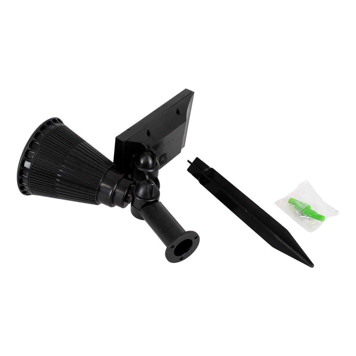 85709 Μαύρο Προβολάκι Σποτ Κήπου Πλαστικό Καρφωτό LED HIGH POWER 8W 800lm με Ενσωματωμένη Μπαταρία 2200mAh - Φωτοβολταϊκό Πάνελ με Αισθητήρα Ημέρας-Νύχτας Αδιάβροχo IP67 Θερμό Λευκό 3000K