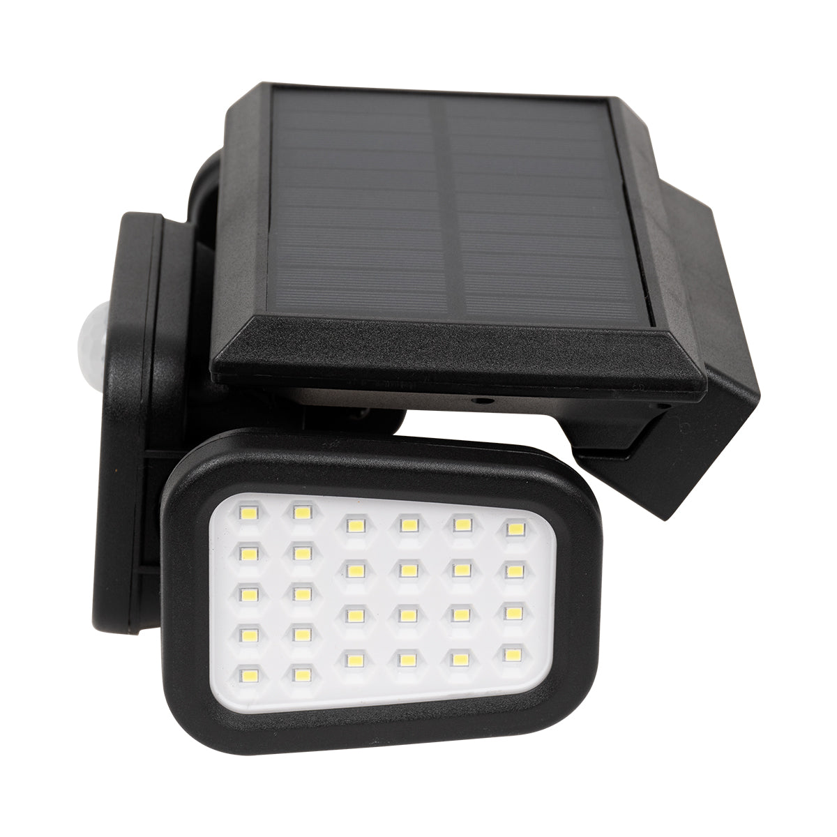 85713 Αυτόνομος Ηλιακός Προβολέας με Τρεις Περιστρεφόμενες Κεφαλές LED SMD 2835 40W 2000lm με Ενσωματωμένη Μπαταρία 2400mAh - Φωτοβολταϊκό Πάνελ με Αισθητήρα Ημέρας-Νύχτας - PIR Αισθητήρα Κίνησης Αδιάβροχο IP65 Ψυχρό Λευκό 6000K