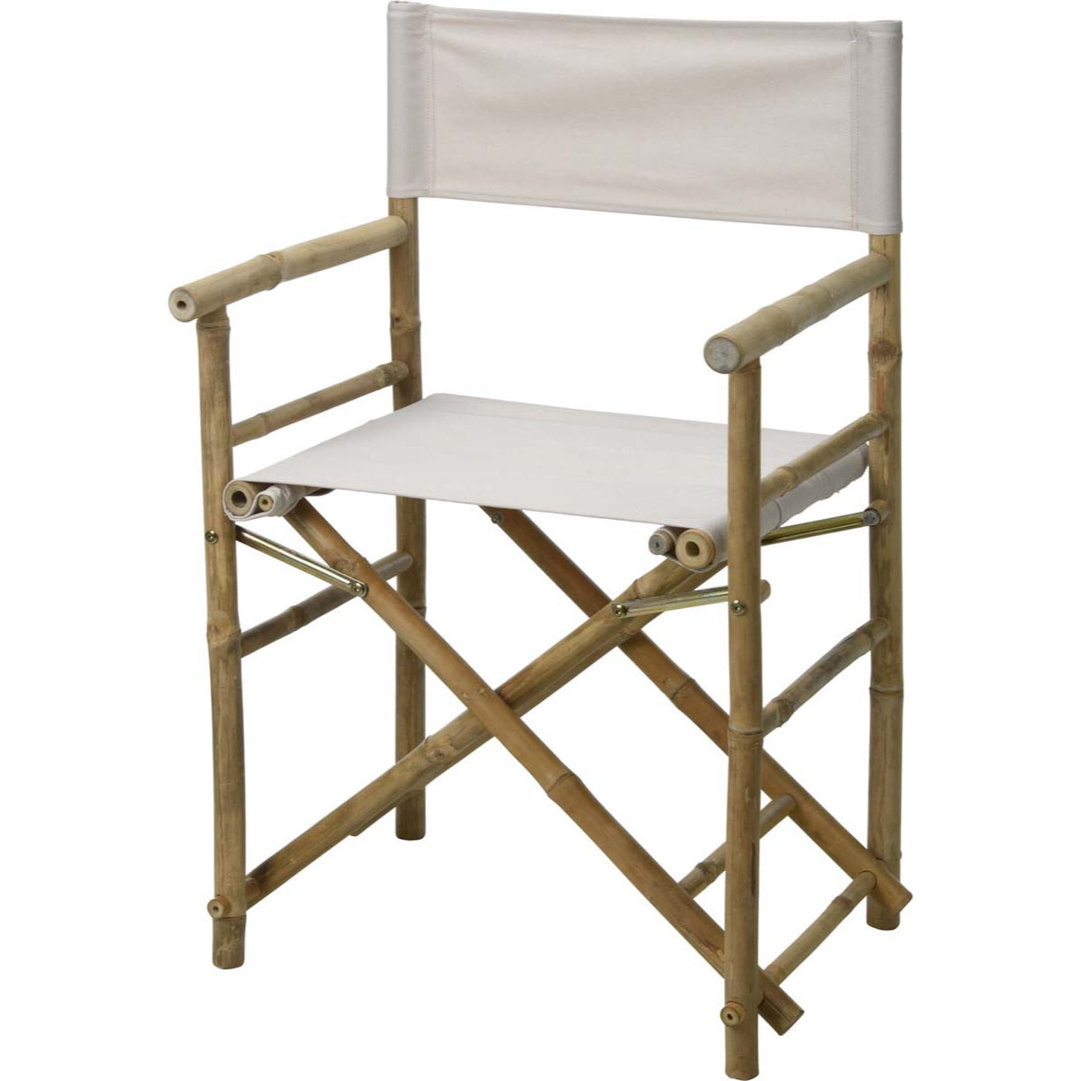 Καρέκλα από Bamboo Λευκό 41x60x48/90