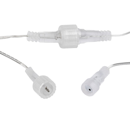 85828 Διακοσμητική Κουρτίνα 3 x 3 Μέτρα με Controller 8 Προγραμμάτων Εναλλαγών Φωτισμού - Επεκτεινόμενη 300 LED 3.6W AC 230V με Διάφανο Καλώδιο & Πρίζα Schuko Αδιάβροχη IP44 Ψυχρό Λευκό 6000K Μ3 x Υ3m