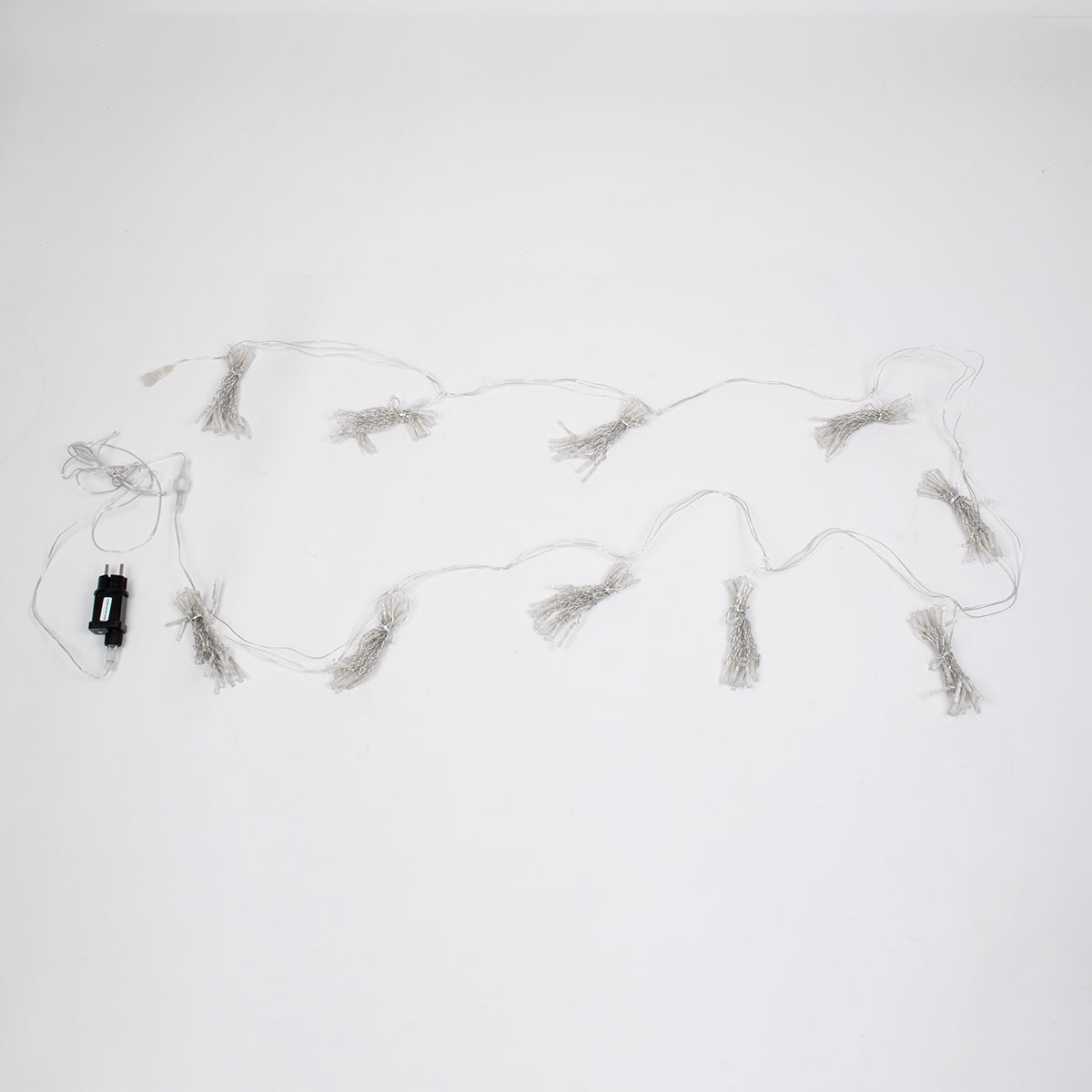 85828 Διακοσμητική Κουρτίνα 3 x 3 Μέτρα με Controller 8 Προγραμμάτων Εναλλαγών Φωτισμού - Επεκτεινόμενη 300 LED 3.6W AC 230V με Διάφανο Καλώδιο & Πρίζα Schuko Αδιάβροχη IP44 Ψυχρό Λευκό 6000K Μ3 x Υ3m