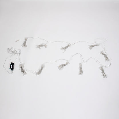 85828 Διακοσμητική Κουρτίνα 3 x 3 Μέτρα με Controller 8 Προγραμμάτων Εναλλαγών Φωτισμού - Επεκτεινόμενη 300 LED 3.6W AC 230V με Διάφανο Καλώδιο & Πρίζα Schuko Αδιάβροχη IP44 Ψυχρό Λευκό 6000K Μ3 x Υ3m