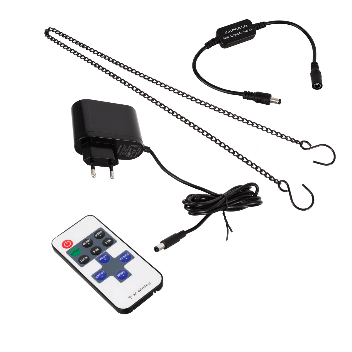 85860 Φωτιστικό Ταμπέλα Φωτεινή Επιγραφή NEON LED Σήμανσης Animated Ovale OPEN 30W AC 230V με Διακόπτη On/Off και Ασύρματο Χειριστήριο IR Μπλε - Κόκκινο