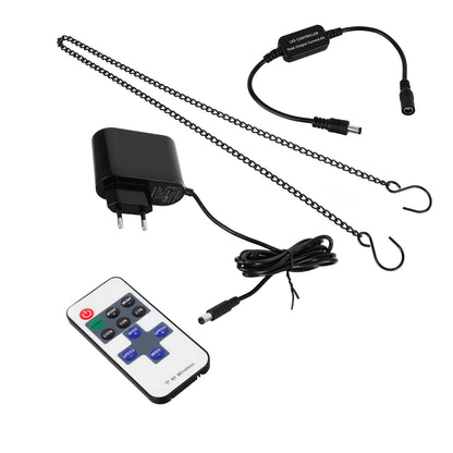 85860 Φωτιστικό Ταμπέλα Φωτεινή Επιγραφή NEON LED Σήμανσης Animated Ovale OPEN 30W AC 230V με Διακόπτη On/Off και Ασύρματο Χειριστήριο IR Μπλε - Κόκκινο