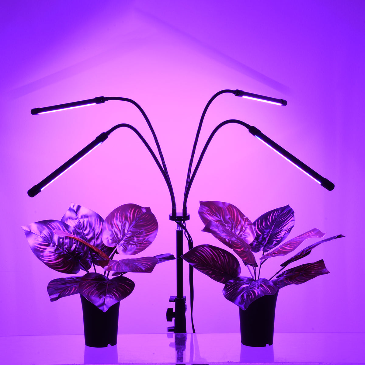 85956 Grow Light Full Spectrum LED Φωτιστικό Ανάπτυξης Φυτών Γλάστρας με 4 Κινούμενες Κεφαλές & Τρίποδο 150cm SMD 2835 20W 180° AC230V IP20 με Dimmer & Timer Εσωτερικού Χώρου για Κάλυψη Επιφάνειας 1m x 1m Πλήρους Φάσματος Φωτισμού