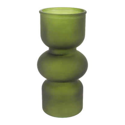 Βάζο Γυάλινο Judith Ματ Λαδί Φ11x25