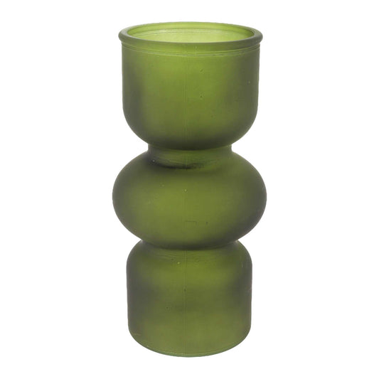 Βάζο Γυάλινο Judith Ματ Λαδί Φ11x25