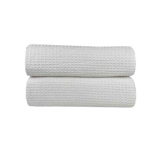 Κουβέρτα Πικέ Μονή Waffle Ξενοδοχείου 165x245εκ White