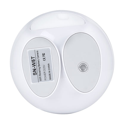 86008 Rechargeable Table Camera WiFi HD 1080P 3MP 350° 5200mAh Two Way Audio & Motion Detection - Επαναφορτιζόμενη Επιτραπέζια Κάμερα WiFi HD 1080P 350° 5200mAh Διπλή Κατεύθυνση Ομιλίας με Ανιχνευτή Κίνησης - Λευκό