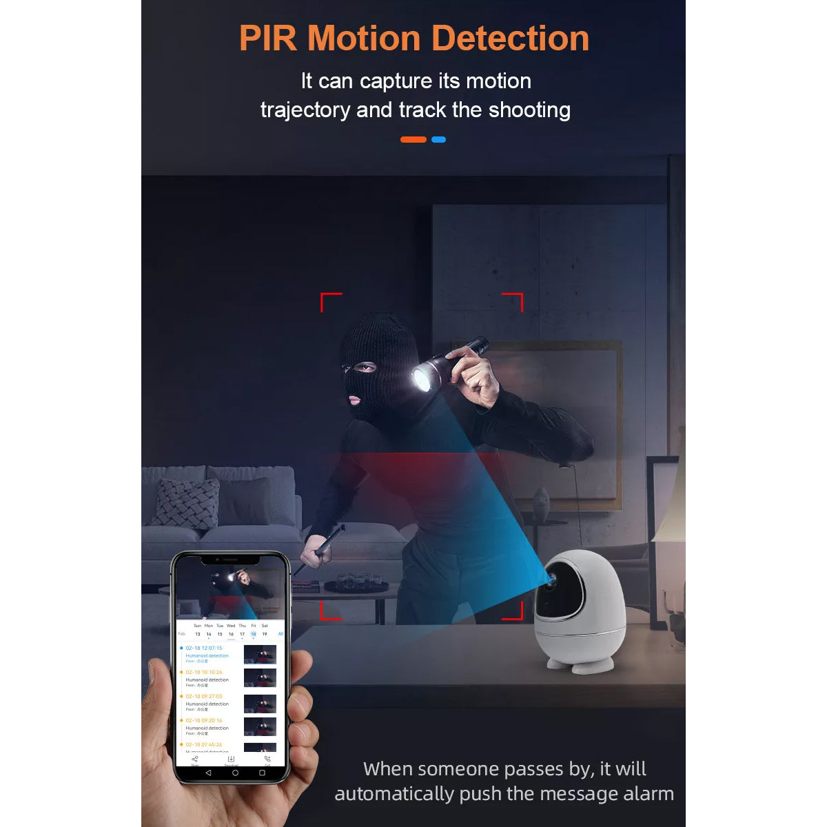 86008 Rechargeable Table Camera WiFi HD 1080P 3MP 350° 5200mAh Two Way Audio & Motion Detection - Επαναφορτιζόμενη Επιτραπέζια Κάμερα WiFi HD 1080P 350° 5200mAh Διπλή Κατεύθυνση Ομιλίας με Ανιχνευτή Κίνησης - Λευκό