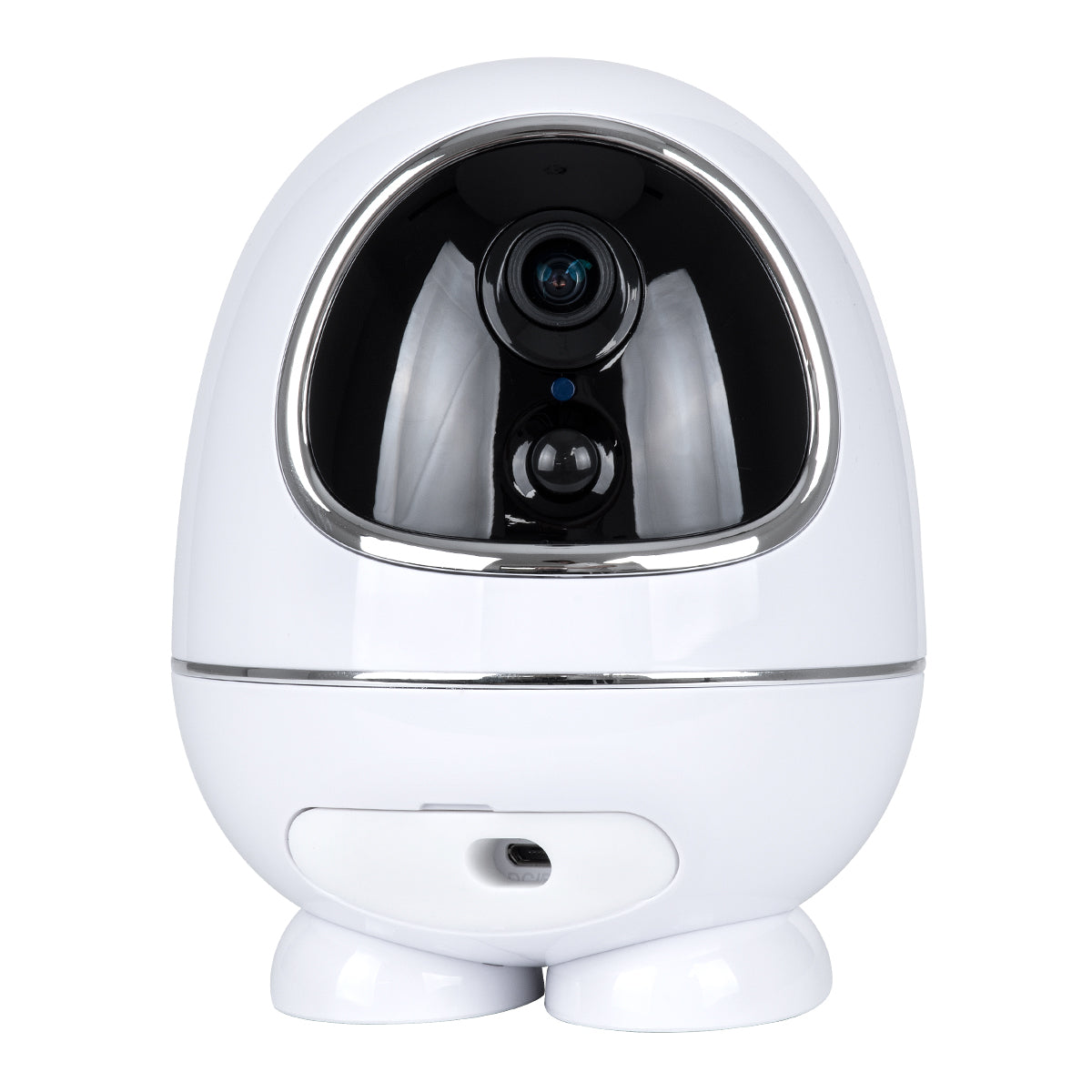 86008 Rechargeable Table Camera WiFi HD 1080P 3MP 350° 5200mAh Two Way Audio & Motion Detection - Επαναφορτιζόμενη Επιτραπέζια Κάμερα WiFi HD 1080P 350° 5200mAh Διπλή Κατεύθυνση Ομιλίας με Ανιχνευτή Κίνησης - Λευκό