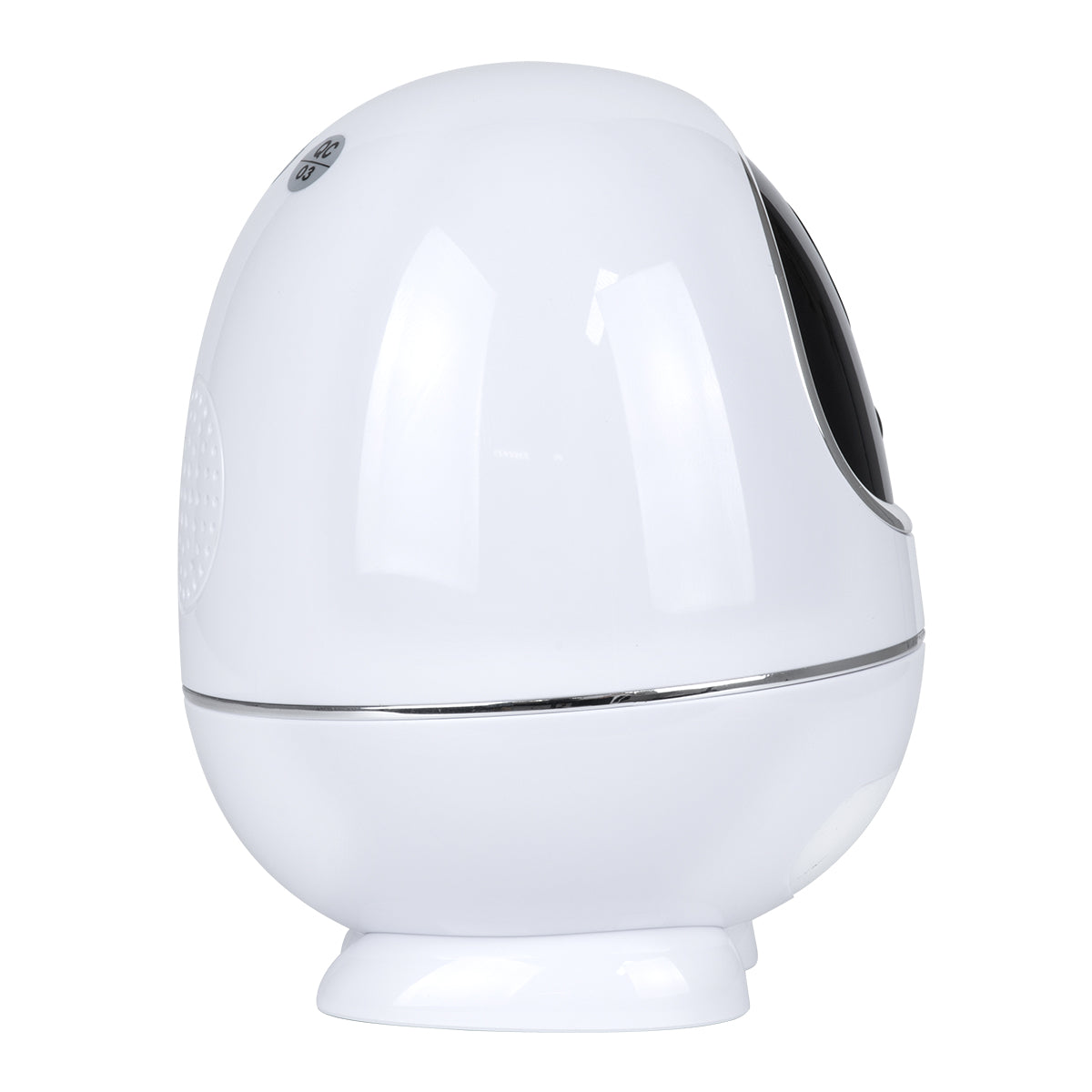 86008 Rechargeable Table Camera WiFi HD 1080P 3MP 350° 5200mAh Two Way Audio & Motion Detection - Επαναφορτιζόμενη Επιτραπέζια Κάμερα WiFi HD 1080P 350° 5200mAh Διπλή Κατεύθυνση Ομιλίας με Ανιχνευτή Κίνησης - Λευκό