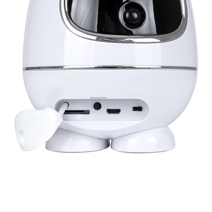 86008 Rechargeable Table Camera WiFi HD 1080P 3MP 350° 5200mAh Two Way Audio & Motion Detection - Επαναφορτιζόμενη Επιτραπέζια Κάμερα WiFi HD 1080P 350° 5200mAh Διπλή Κατεύθυνση Ομιλίας με Ανιχνευτή Κίνησης - Λευκό