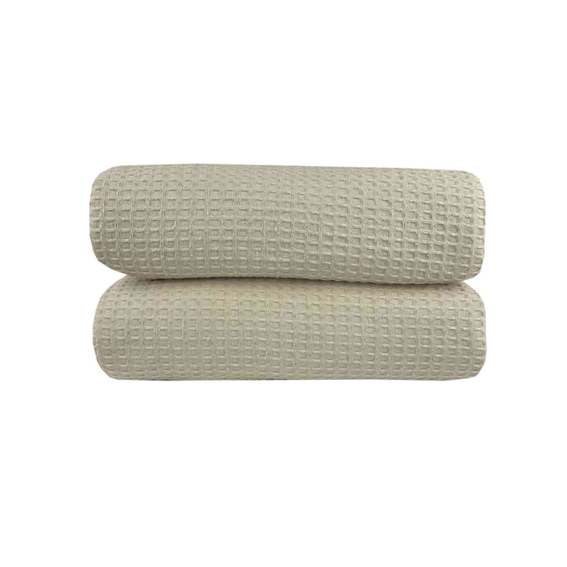 Κουβέρτα Πικέ Μονή Waffle 165x245εκ Beige
