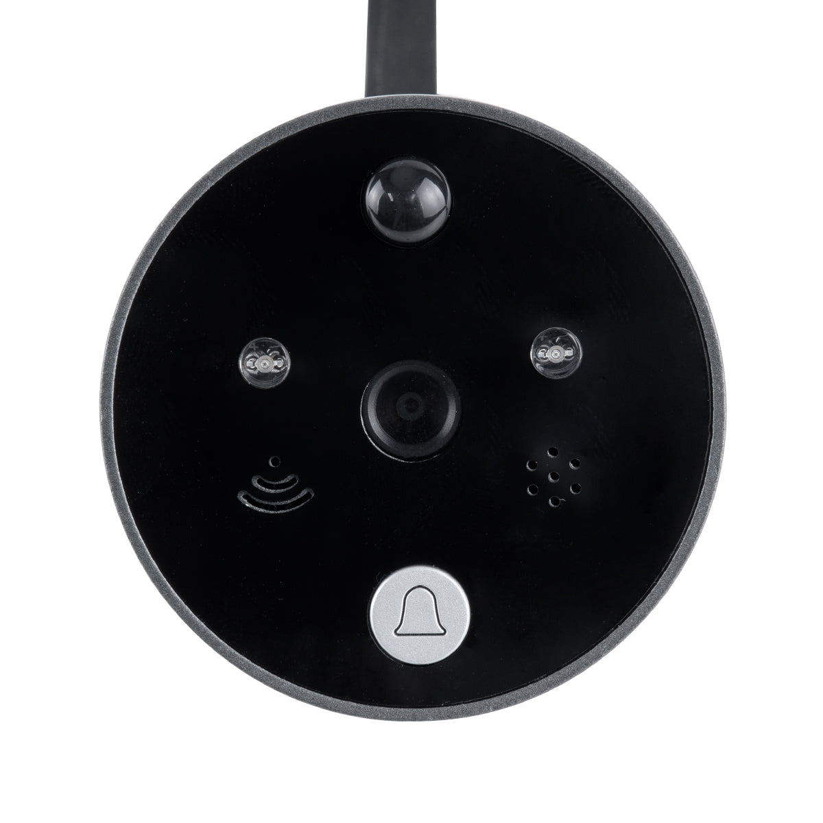 86017 Ψηφιακή Έξυπνη Camera Εξώπορτας 90° Μοιρών με Έγχρωμη Οθόνη 2.8" Inches - Νυχτερινή Όραση με LED IR - Κουδούνι - Εσωτερική Μνήμη Αποθήκευσης - Λειτουργεί με 4 Μπαταρίες AAA