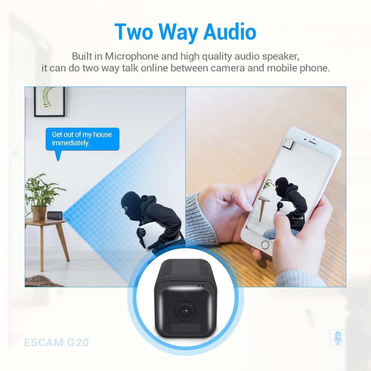 86019 Επαναφορτιζόμενη Επιτραπέζια/Τοίχου IP Camera 1080P WiFi 75° Μοιρών - 6200mAh - Νυχτερινή Όραση με LED IR - Διπλή Κατέυθυνση Ομιλίας - Ανιχνευτή Κίνησης - Νυχτερινή Λήψη - Θέση SD Κάρτας Max 128GB - 25 Μέρες Stand By