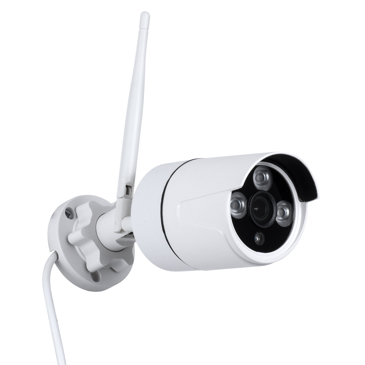 86038 Ασύρματο Καταγραφικό με 8 x Camera 2MP 1080P WiFi 150° Μοιρών - Αδιάβροχο IP66 - Νυχτερινή Όραση με LED IR - Μονή Κατέυθυνση Ομιλίας - Ανιχνευτή Κίνησης - Νυχτερινή Λήψη - Λευκό