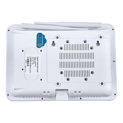 86041 Ασύρματο Καταγραφικό με Οθόνη - 4 x Camera 2MP 1080P WiFi 360° Μοιρών - Αδιάβροχο IP66 - Νυχτερινή Όραση με LED IR - Διπλή Κατέυθυνση Ομιλίας - Ανιχνευτή Κίνησης - Νυχτερινή Λήψη - Λευκό