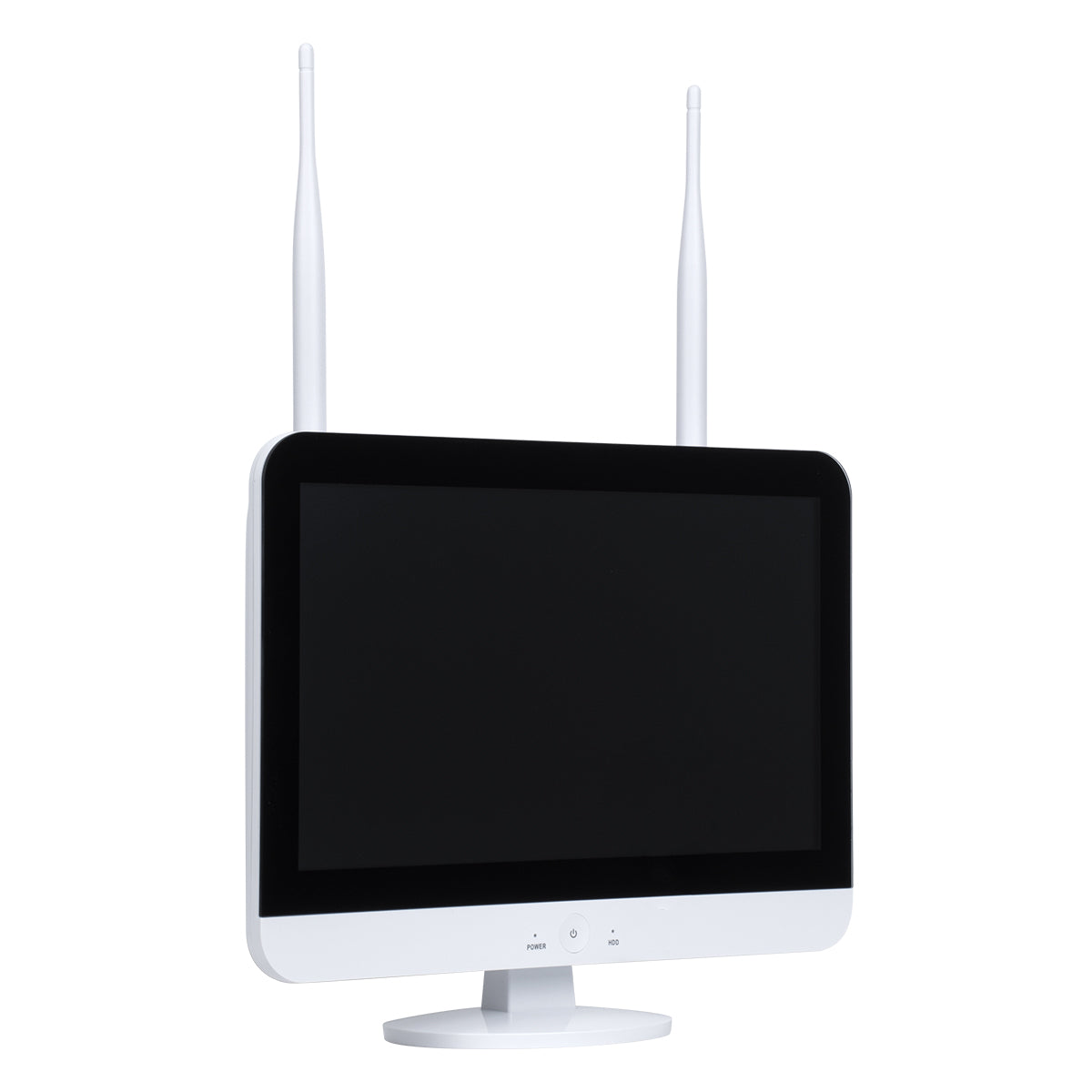 86042 Ασύρματο Καταγραφικό με Οθόνη - 8 x Camera 2MP 1080P WiFi 360° Μοιρών - Αδιάβροχο IP66 - Νυχτερινή Όραση με LED IR - Διπλή Κατέυθυνση Ομιλίας - Ανιχνευτή Κίνησης - Νυχτερινή Λήψη - Λευκό