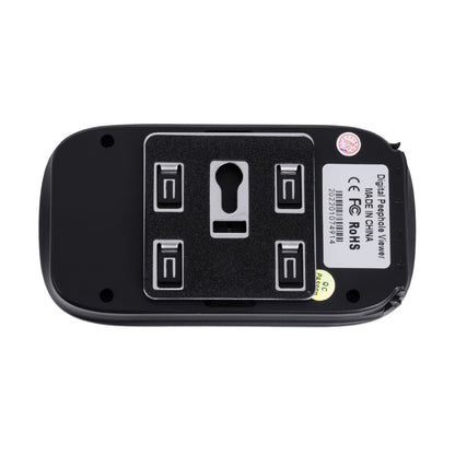 86068 Επαναφορτιζόμενη Ψηφιακή Έξυπνη Camera Εξώπορτας 90° Μοιρών με Έγχρωμη Οθόνη 2.8" Inches - USB - Νυχτερινή Όραση με LED IR - Κουδούνι - Χρυσό