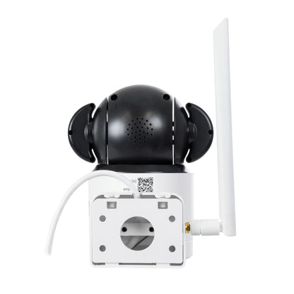 86076 Επιτοίχια Κάμερα Πρίζας WiFi HD 1080P 350° Διπλή Κατέυθυνση Ομιλίας & Ανιχνευτή Κίνησης - Απομακρυσμένος Έλεγχος - Αδιάβροχη IP65 - Λευκό Μαύρο - Μ15 x Π14.5 x Y15cm