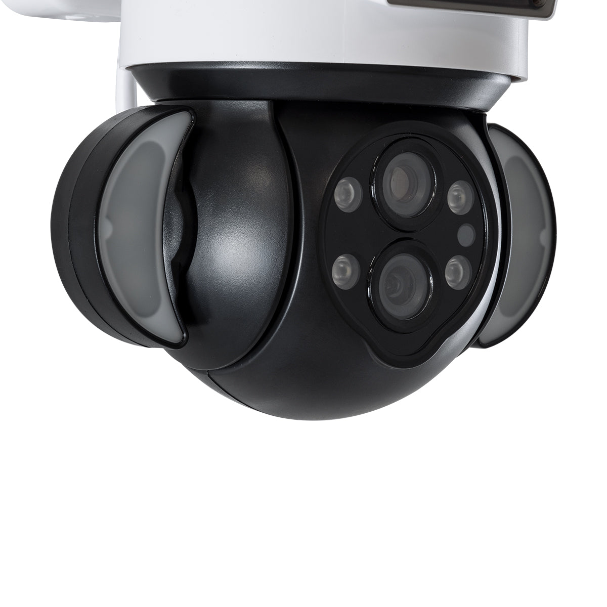 86076 Επιτοίχια Κάμερα Πρίζας WiFi HD 1080P 350° Διπλή Κατέυθυνση Ομιλίας & Ανιχνευτή Κίνησης - Απομακρυσμένος Έλεγχος - Αδιάβροχη IP65 - Λευκό Μαύρο - Μ15 x Π14.5 x Y15cm