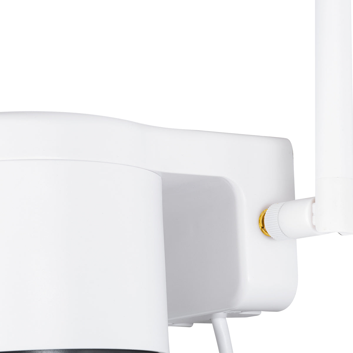 86076 Επιτοίχια Κάμερα Πρίζας WiFi HD 1080P 350° Διπλή Κατέυθυνση Ομιλίας & Ανιχνευτή Κίνησης - Απομακρυσμένος Έλεγχος - Αδιάβροχη IP65 - Λευκό Μαύρο - Μ15 x Π14.5 x Y15cm