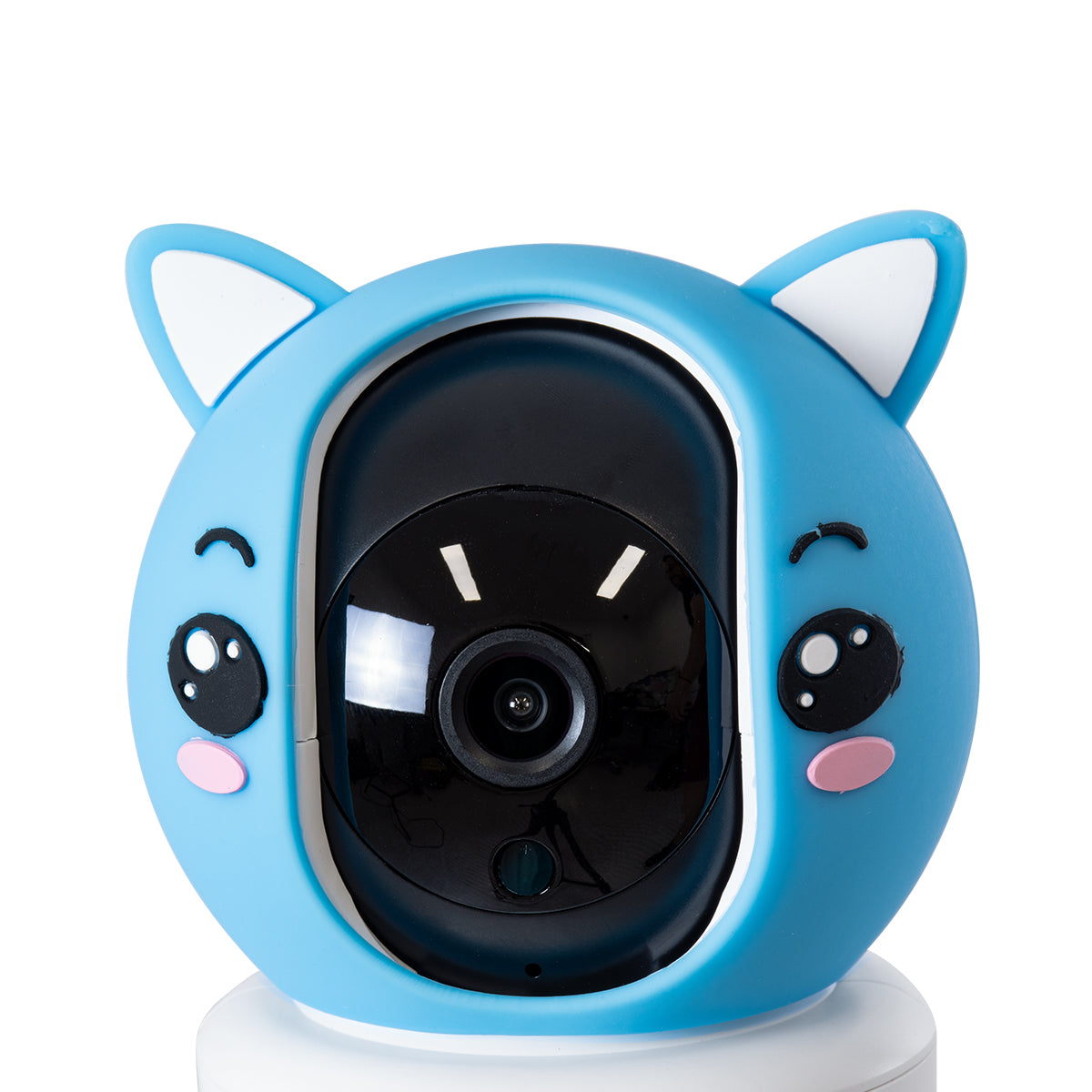 86079 Επιτραπέζια Κάμερα WiFi HD 1080P 350° Διπλή Κατέυθυνση Ομιλίας & Ανιχνευτή Κίνησης - Απομακρυσμένος Έλεγχος Body Auto Tracking IP20 - Γαλάζιο Λευκό - Φ8 x Υ13cm