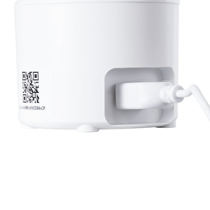 86081 Επιτραπέζια Κάμερα WiFi HD 1080P 350° Διπλή Κατέυθυνση Ομιλίας & Ανιχνευτή Κίνησης - Απομακρυσμένος Έλεγχος Body Auto Tracking IP20 - Πορτοκαλί Λευκό - Φ8 x Υ13cm