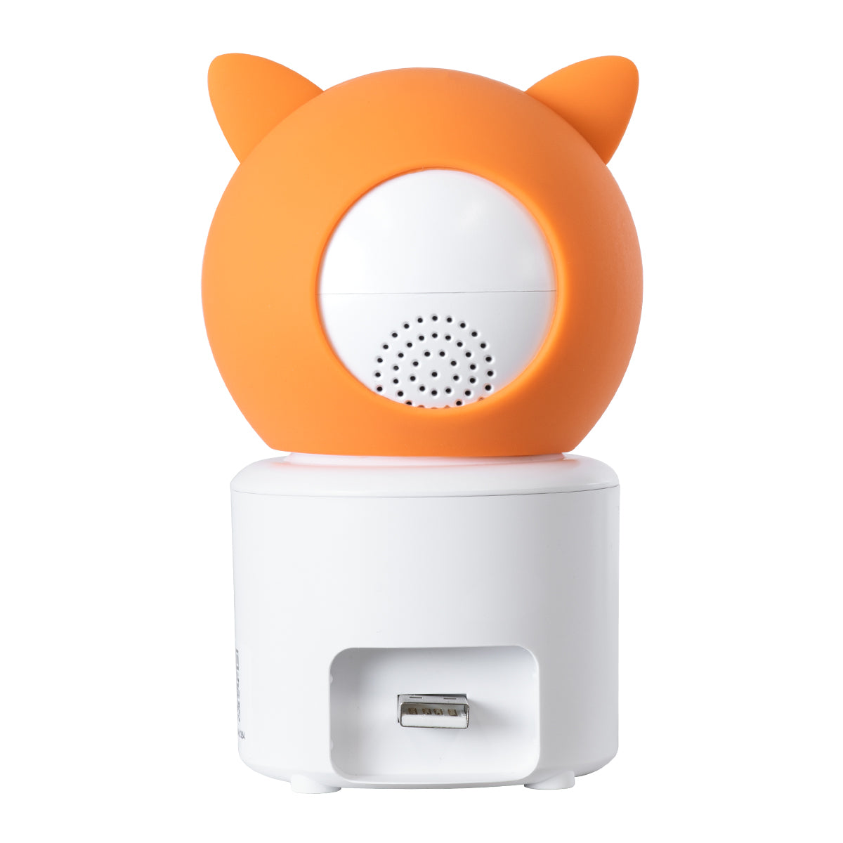 86081 Επιτραπέζια Κάμερα WiFi HD 1080P 350° Διπλή Κατέυθυνση Ομιλίας & Ανιχνευτή Κίνησης - Απομακρυσμένος Έλεγχος Body Auto Tracking IP20 - Πορτοκαλί Λευκό - Φ8 x Υ13cm