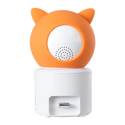 86081 Επιτραπέζια Κάμερα WiFi HD 1080P 350° Διπλή Κατέυθυνση Ομιλίας & Ανιχνευτή Κίνησης - Απομακρυσμένος Έλεγχος Body Auto Tracking IP20 - Πορτοκαλί Λευκό - Φ8 x Υ13cm