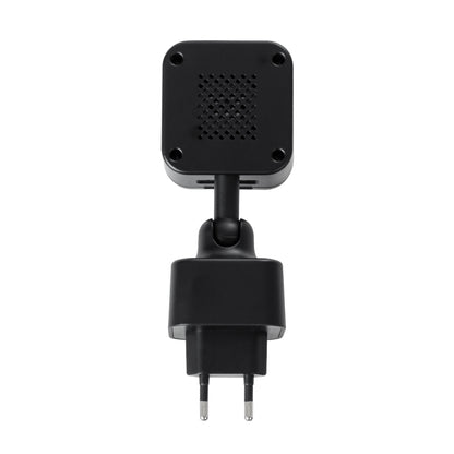 86082 Επιτοίχια Κάμερα Πρίζας WiFi HD 1080P 350° Διπλή Κατέυθυνση Ομιλίας & Ανιχνευτή Κίνησης - Απομακρυσμένος Έλεγχος IP20 - Μαύρο - Μ6 x Π5.5 x Υ16cm