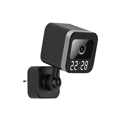 86082 Επιτοίχια Κάμερα Πρίζας WiFi HD 1080P 350° Διπλή Κατέυθυνση Ομιλίας & Ανιχνευτή Κίνησης - Απομακρυσμένος Έλεγχος IP20 - Μαύρο - Μ6 x Π5.5 x Υ16cm