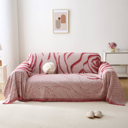 Ριχτάρια Σετ 2 Τμχ Art 8611 180x250+180x300εκ Κόκκινο