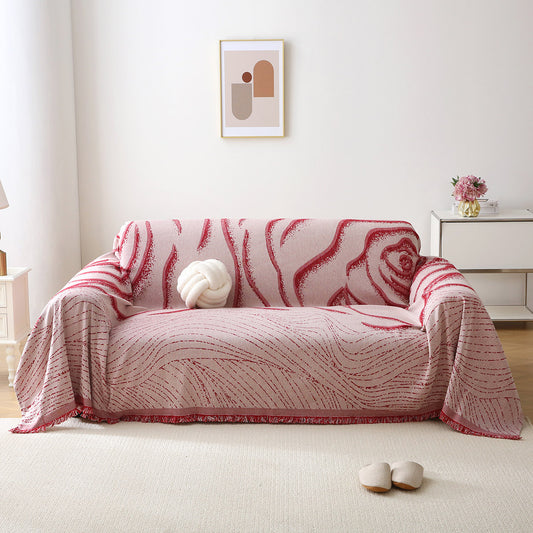 Ριχτάρια Σετ 2 Τμχ Art 8611 180x250+180x300εκ Κόκκινο