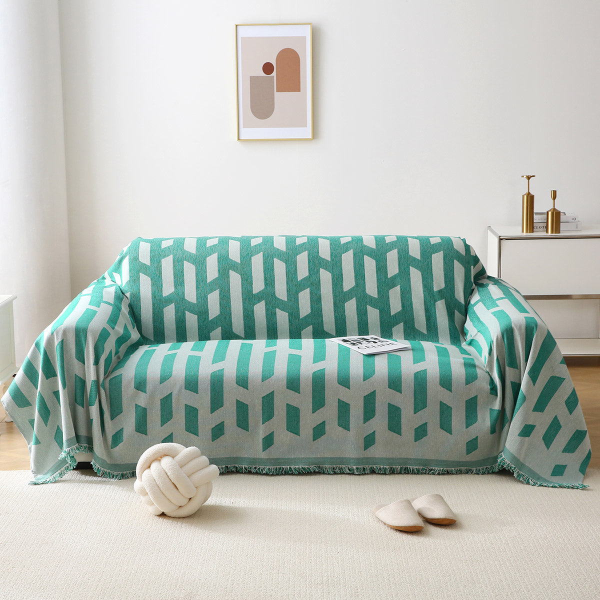 Ριχτάρια Σετ 3 Τμχ Art 8613 180x160+180x250+180x300εκ Πράσινο