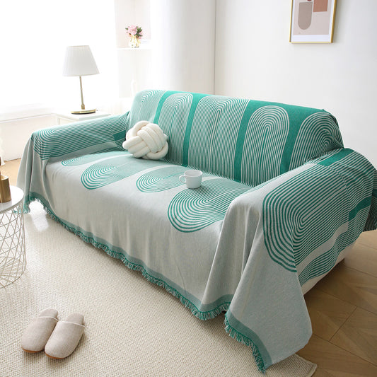 Ριχτάρια Σετ 2 Τμχ Art 8618 180x250+180x300εκ Πράσινο