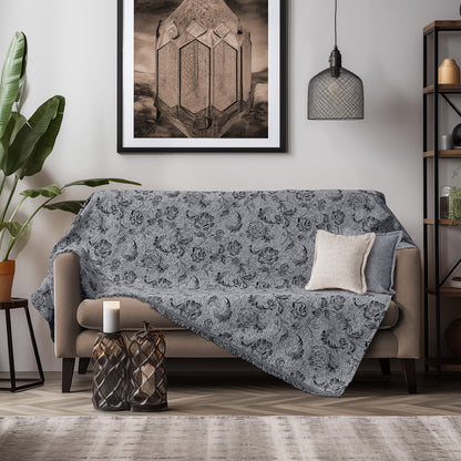 Ριχτάρι Τριθέσιο Art 8627 180x300εκ Σκούρο Γκρι