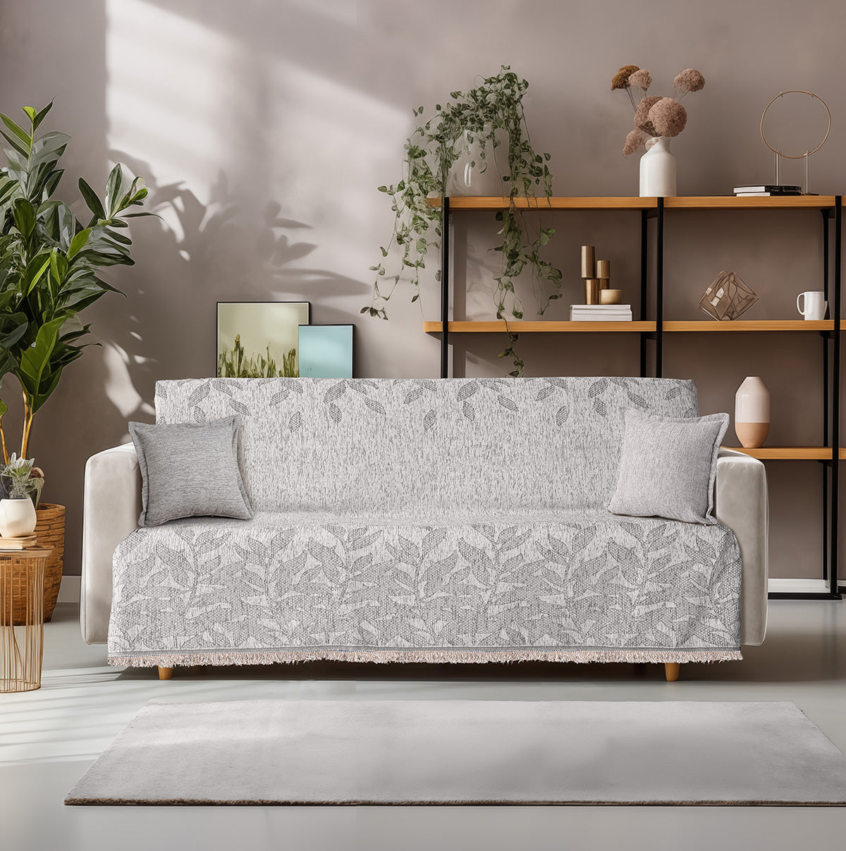 Ριχτάρια Σετ 3 Τμχ Art 8633 180x170+180x250+180x300εκ Εκρού