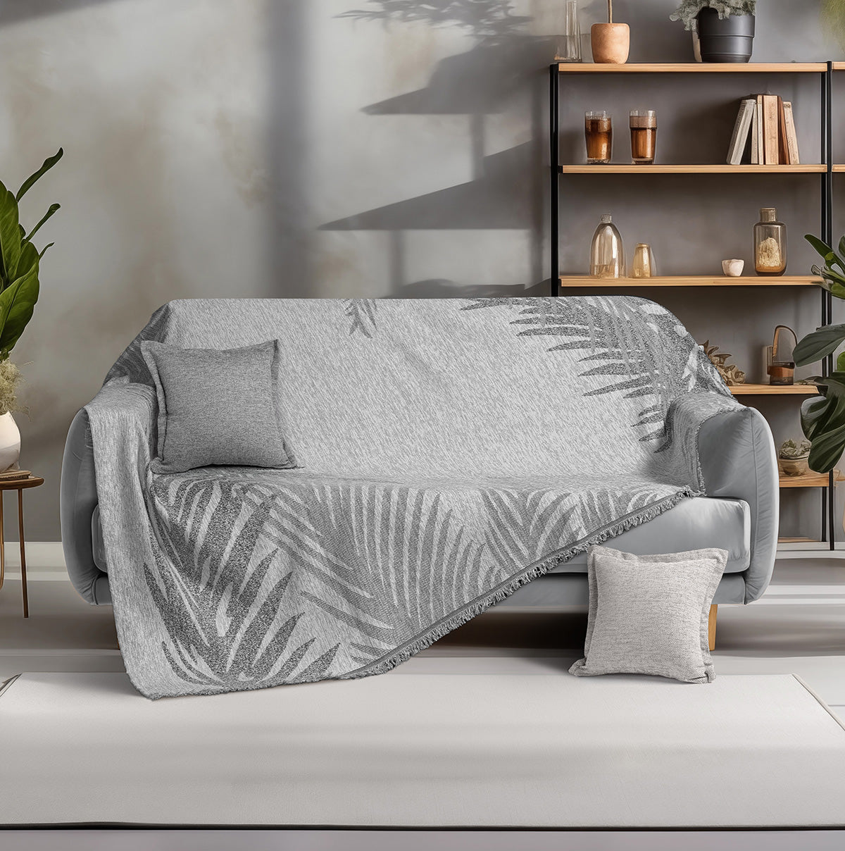 Ριχτάρια Σετ 2 Τμχ Art 8635 180x250+180x300εκ Γκρι