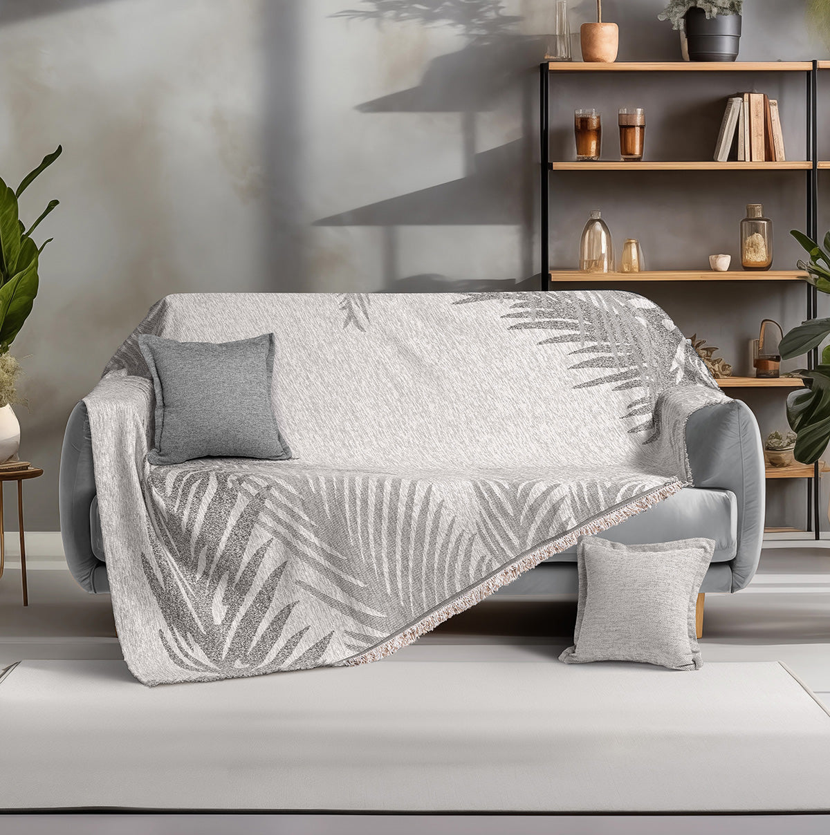 Ριχτάρια Σετ 2 Τμχ Art 8637 180x250+180x300εκ Εκρού