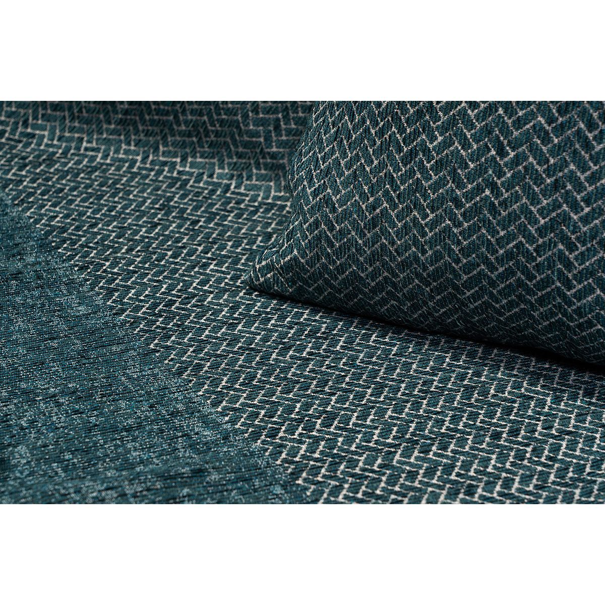 Ριχτάρι Τριθέσιο Art 8638 170x290εκ Πετρόλ