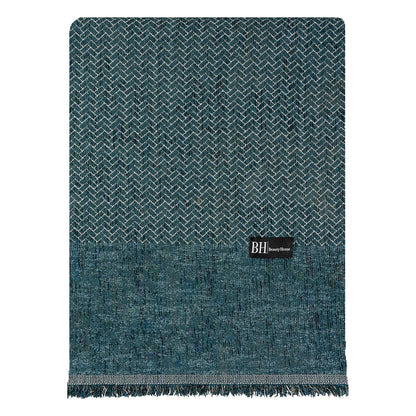 Ριχτάρια Σετ 2 Τμχ Art 8638 (170x240εκ + 170x290εκ) Πετρόλ