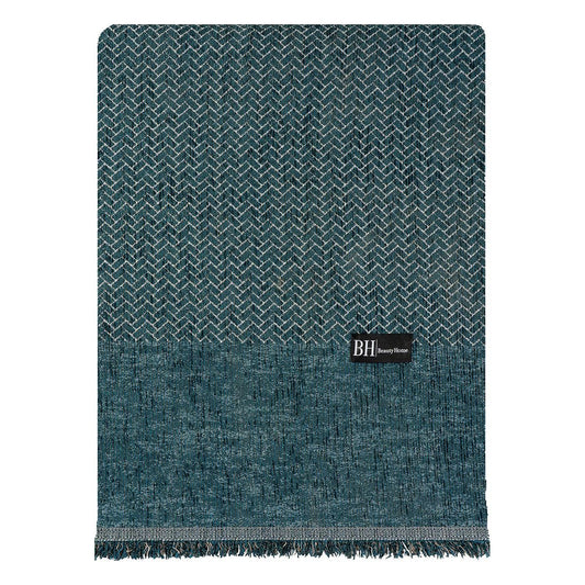 Ριχτάρια Σετ 2 Τμχ Art 8638 (170x240εκ + 170x290εκ) Πετρόλ