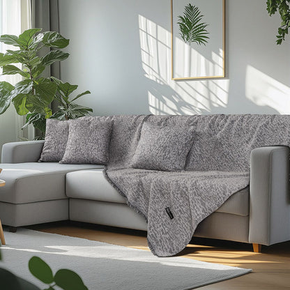 Ριχτάρια Σετ 3 Τμχ Art 8642 (170x170εκ + 170x240εκ + 170x290εκ) Γκρι