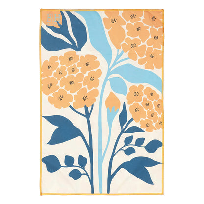 Πετσέτα Κουζίνας Διπλής Όψης Microfiber Art 8658 40x60εκ Μπλε-Κίτρινο