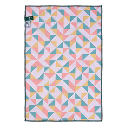 Πετσέτα Κουζίνας Διπλής Όψης Microfiber Art 8661 40x60εκ Ροζ-Πράσινο