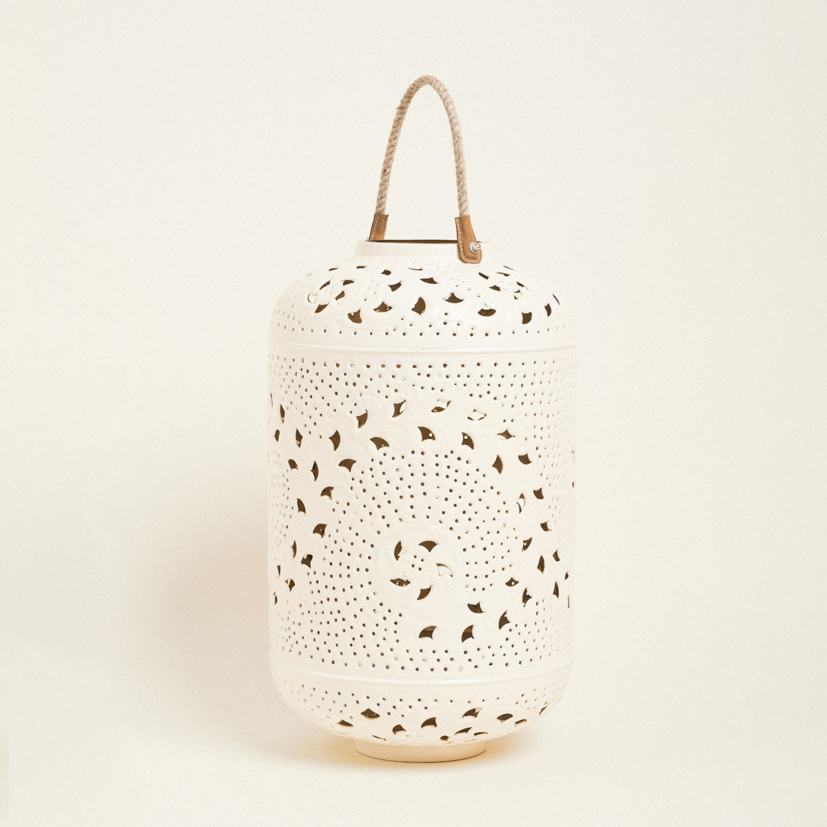 Φανάρι Μεταλικό Εκρού 28x28x51