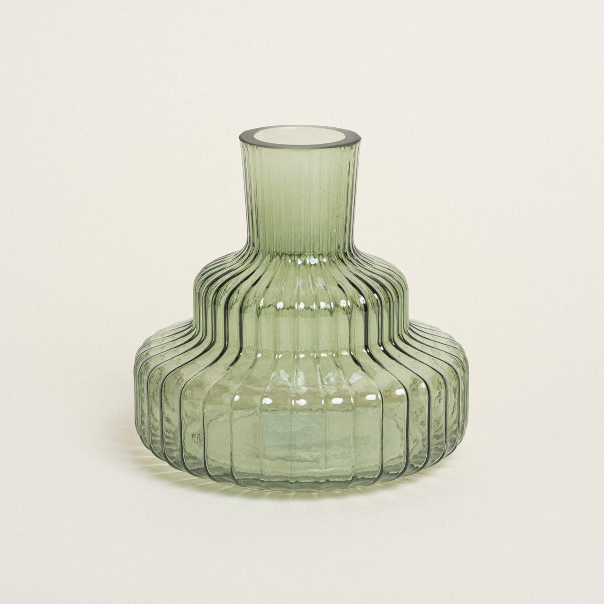 Βάζο με Επίπεδα 15x15x14 Πράσινο